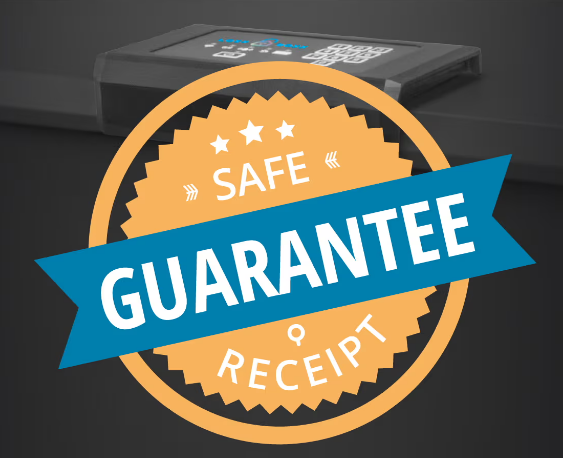 Feel more at ease with the Safe Receipt Guarantee!
